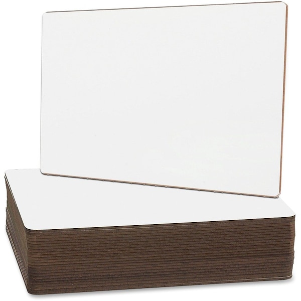 Flipside Dry Erase Boards, 9"x12", 24/PK, White FLP24912 Zoro